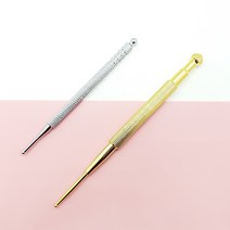 셀프천사 귀 지압봉 지압스틱 손 발 지압 마사지 손바닥, 골드, 1개