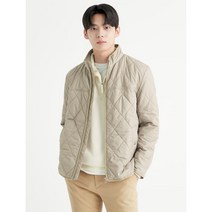[빈폴] [ESSENTIAL] [BCycle] 베이지 다이아 퀼팅 패디드 봄버 점퍼 (BC2838EP3A)