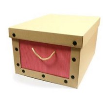 이케이박스 수납정리함, 칼라믹스 핑크 단추식 정리함 4개입