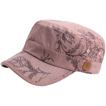 [라온] A334 가벼운 꽃무늬 군모 모자