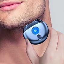 Zeresi 휴대용 전기 면도기 미니 여행용 USB충전식, 그레이, 그레이