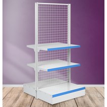 곤도라 진열대 편의점 슈퍼 마트진열대 약국 휴게실 과자 상품 진열대 3단, 600, 밑선반330/중선반330, 1400 벽앤드 독립형, 1개