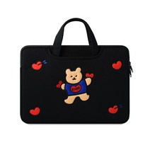 노트북 가방 맥북 15.6matebook 14 여 레노버 샤오신 15pro 13.3인치 맥16 에이수스 에어 샤오미 13 이너백 적용, 사랑 곰핸드백
