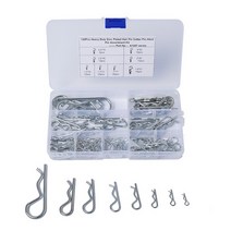 100x R 형 R 클립 고정 히치 코터 헤어 핀 키트, 100PCS