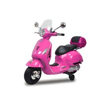베스파 키즈 전동 스쿠터/유아 스쿠터/전동바이크/유아 오토바이/전동 오토바이, 핑크