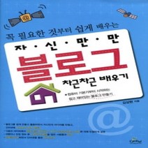 [개똥이네][중고-상] 자신만만 블로그 차근차근 배우기