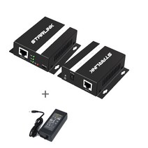유비큐넷 SL-POE500EX_PWR 송수신세트 POE 연장기 (POE 100Mbps 아답터포함), 1개