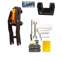 해외 2021 모노림 V3 변형 충격 흡수 키트 서스펜션 키트 나인봇 맥스 G30 전동 스쿠터용 부품 충격 흡수, 협동사, 검은 색