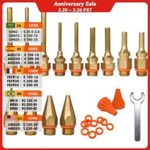 실리콘총 글루 건 노즐 액세서리 구리 소재 11mm 스틱 누출 방지 스틸 볼이 내장된 핫멜트 건에 적합합니다., 1.5x55mm, 1.5x55mm