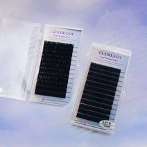 무대 붙이는 속눈썹 GLAMLASH-패스트 패닝 익스텐션 부드럽고 팬 볼륨 프리미엄 자동 개별, [02] D, [01] 0.05mm, [08] 15mm