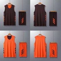 농구나시 양면 착용 농구 훈련 양복 남자 여자 팀 유니폼 빠른 건조 통기성 저지 & 반바지