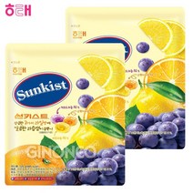 [향기좋은날]해태 썬키스트과일맛 125g 캔디 사탕 어린이간식 무배, 3개