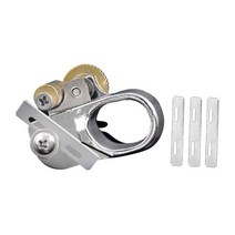 GHSHOP DIY 벨트 스트랩 커터 가죽 도구 조정 가능한 Leathercraft 핸드 커터, 55×35×38mm, 스테인레스 스틸, 은