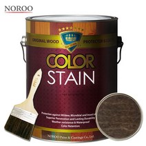 노루페인트 칼라스테인 오일스테인 3.5L 나무 목재 보호, 엔틱
