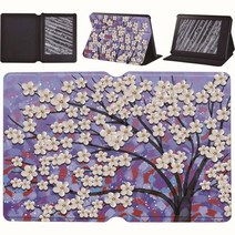 컴퓨터 부속 킨들 케이스 10th J9G29R 커버 6 인치 Paperwhite 5 11 세대 M2L3EK, 02 For DP75SDI, [22] 22.purple tree paint