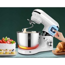 제빵 반죽기 거품기 휘핑기 밀가루 믹서기 머랭 기계, (6.2리터 1500W) 디지털 모델