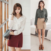 피오뜨 7918.모노포인트 스커트