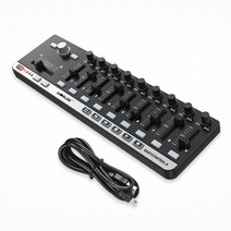 비트메이커 작곡 편곡용 디제잉WORLDE EasyControl.9 미디 컨트롤러 휴대용 미니 스타일 USB 9 슬림 라인, 02 EasyControl.9
