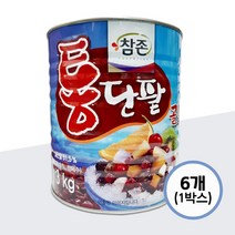 [참존] 통단팥 골드 3kg 빙수팥 통조림팥 (6개1박스), 단품