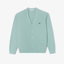 라코스테 남성 베이직 링스링스 와이넥가디건AH986E-54G_LGF_BON
