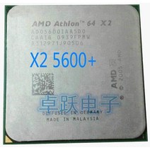 파워딜 지널 AMD CPU Athlon 64 X2 5600 2.9GHz 940pin 듀얼 코어 프로세서 데스크탑 cpu 흩어진 조각 무, 한개옵션0