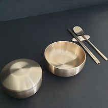 놋마루 유기 고급형 반상기 (공기 대접 공기뚜껑)