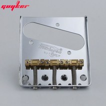 윌킨슨-WTB 크롬 텔레 브리지 스틸베이스 황동 안장 TL 기타용 보정 그루브 안장