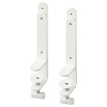이케아 스코디스 연결부품 2P 화이트 2x5x18cm 스틸 에폭시, 2개