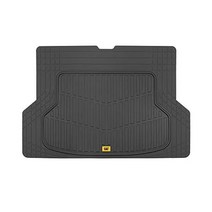 Cat Cat® 터프라이드 헤비 듀티 오토매틱차 Rubber 카고 라이너 트렁크 바닥 매트 전천후 보호 대부분의 차량에 맞는 트림블 카트럭 밴 SUV 블랙 53 x 36.