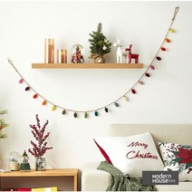 [모던하우스 창원점]크리스마스_펠트 전구가란드 레드 Hatale_XG0522002