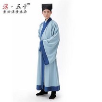 공연복 고대복장 남자 송나라 교복 선비 유니폼 강남 수재아 중국전통의상 영상 연극 신랑 들러리 2580543789, 실버 그레이 선비 모자를 선물함, 건의 신장 185cm