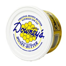 8 Ounce (Pack of 1) Kauffman’s Downey Original Honey Butter All-natural spread to use as a marinad, 1