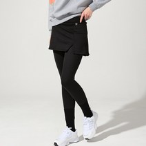 허그 쉐인 기모 치마레깅스 치마바지
