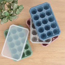 국내산 파스텔 실리콘 다이아 아이스몰드 15구 그레이