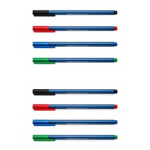 스테들러 437 트리플러스 삼각볼펜 F M, M 블루