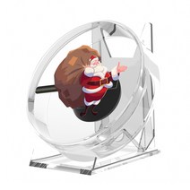 3D 홀로그램 프로젝터 지원 음악 플레이어 기능 원격 광고 디스플레이 데스크탑 팬 로고 라이트, [01] Clear