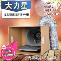도색부스 피규어 도장 프라모델 스프레이부스 갓핸드, 옵션08 회색 Dalixing + 로터 2m