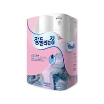 잘풀리는집 4겹 쿠션 소취화장지 27m 30롤 x 1팩, 4겹쿠션 30롤 1팩