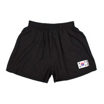 아미캠프 쿨 스포츠 태극기 검정 반바지 운동복 군인 활동 바지