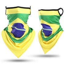 오토바이 얼굴마스크 3d national flag balaclava moto bandana face mask cover 스카프 사이클링 바이커 귀 교수형 여름 남성 여성, 07 브라질