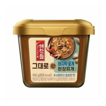 해찬들 그대로 끓여먹는 바지락 꽃게 된장찌개 양념, 450g, 1개