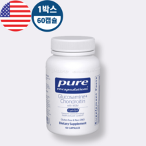 Pure 퓨레 글루코사민 콘드로이틴 MSM 연골 관절 60캡슐