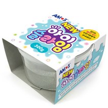 아모스 NEW 아이슬라임 300g 투명 핑크 하늘