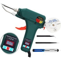 : Johoxton Soldering Iron Kit 80W 110V Corded Electric Gun Adjustable Temperature with LED Display O, ABS