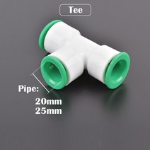 호스어댑터 정원 관개 집 장식 물 파이프 피팅 16/20/25/32MM PE PVC PPR 수돗물 밸브 빠른 커넥터, [01] 20mm, [02] B, 02 B_01 20mm