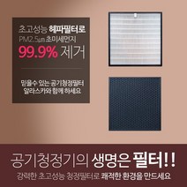 샤프 공기청정기필터 호환 KC-E50-W 헤파1+탈취1