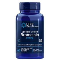 Life Extension 라이프익스텐션 브로멜라인 500mg 60정 Specially-Coated Bromelain