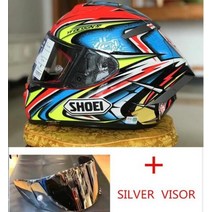 쇼웨이헬멧 오토바이 시스템 헬멧 스냅백 shoei x-fourteen 풀 페이스 x14 red kato daijiro tc-1 모토크로스 레이싱 타기, 헬멧4, m