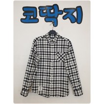 남03942 빈폴정품 포켓 체크 면 긴팔 남방 셔츠 중고구제 코딱지구제