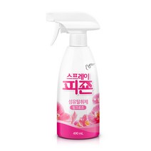 피죤 스프레이 핑크로즈 본품, 490ml, 1개